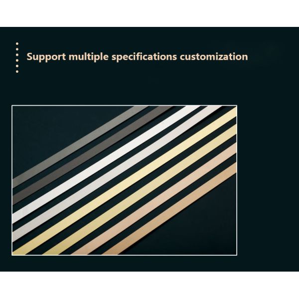 Jinhengsteel Wall Decorative Flat Tile Trims Metal Strips Stainless Steel