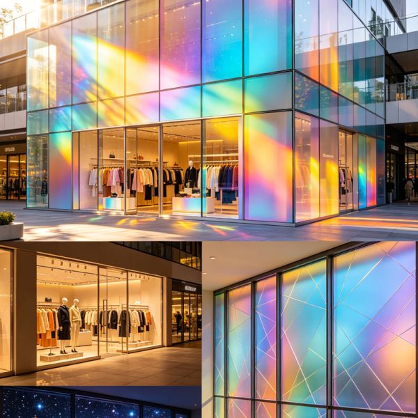 Iridescent Window Film | Rainbow Glass Film | Chameleon Decorative Privacy Film