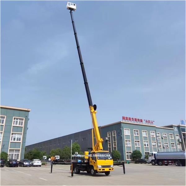 Kangling  4*2     33m Single Row Telescopic Boom  High-altitude Operation Truck  Aerial   Platform   Truck  Tower Truck