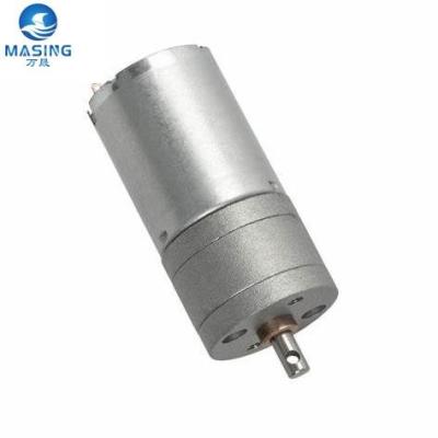Rf-370 moteur à courant continu avec boîte de vitesses de diamètre de 25 mm 60 tours par minute moteur à courant continu de 6 volts 12v pour robot et polisseur de chaussures