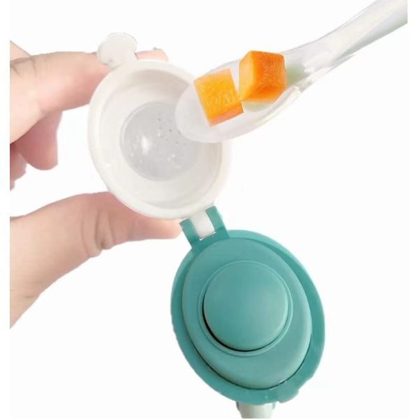 Прочное младенческого безвредного Pacifier Teether еды силикона Multicolor