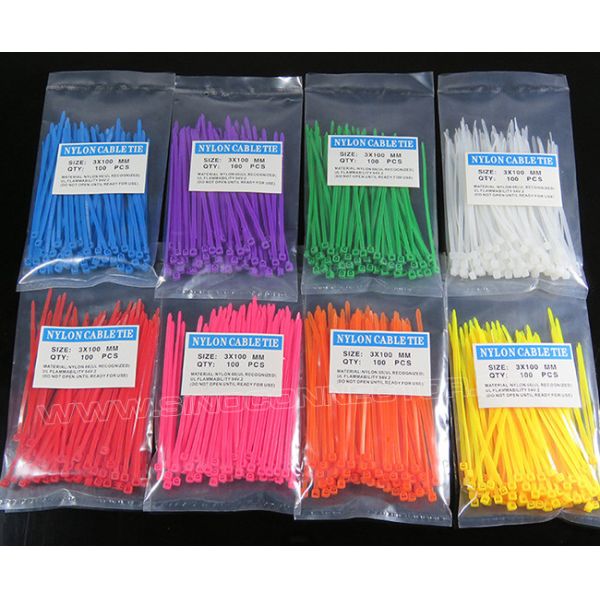 Abrigos plásticos respetuosos del medio ambiente de los lazos de las bridas de plástico del alambre de la poliamida de la calidad con el CE, ROHS, ALCANCE para los multi-usos