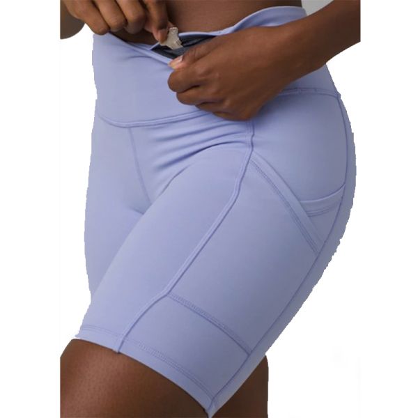 Quick Dry Summer Nylon Spandex Sport Yoga Short Leggings Running Gym Shorts for Women