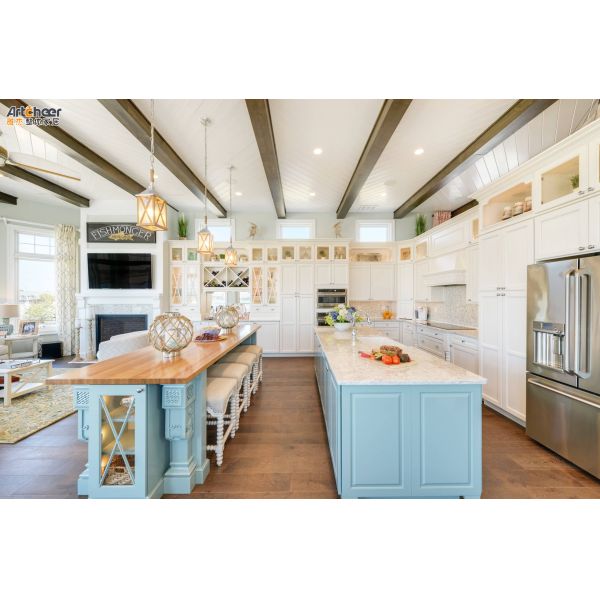 Импортированные модульные кухонные шкафы из твердого дерева из современной стильной коллекции Artcheer