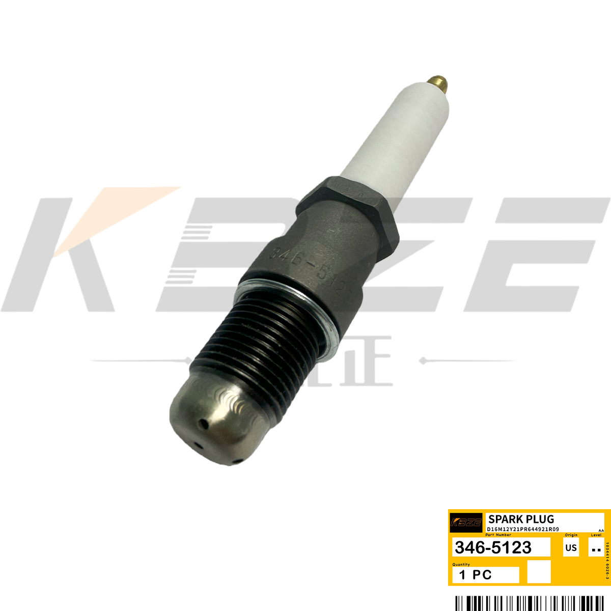 KBZE BRAND 346-5123 3465123 CAT G3512 G3516 ENGINE SPARK PLUG FITS GENSET AND GAS ENGINE