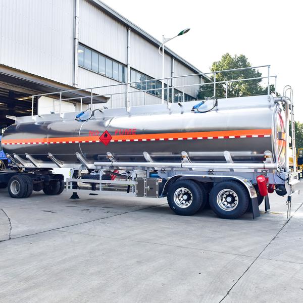 33000L 38000L Semi Tanker Trailer Gasoline Oil Transport Tanker 2 Axle 3 Axle Truck Trailer