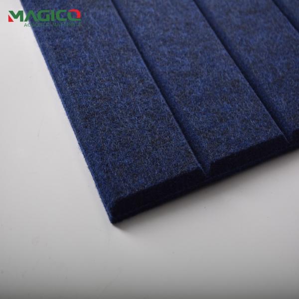 Polyester Fiber Sound Absorption Panel 9mm thick Acoustic Polyester Fiber Sheets
