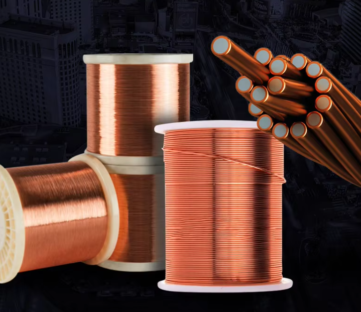  High-Conductivity Free Sample Copper Clad Steel Wire - 30% & 40% Conductivity For Cable, Power Applications