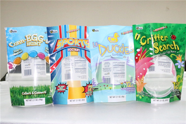 Zipper Foil Pouch Packaging , k Rice / Tea Packaging Pouch