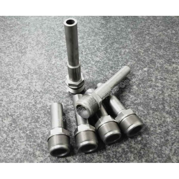 Precision Cnc Machined Mould Parts / Threaded Turned Machinery Components