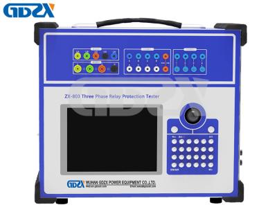 ZX-803 High performance Color Screen Microcomputer Three Phase Relay Protection Tester