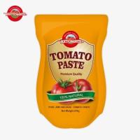 La production de pâte de tomate en sachet debout de 210 g est conforme aux normes ISO HACCP BRC et FDA