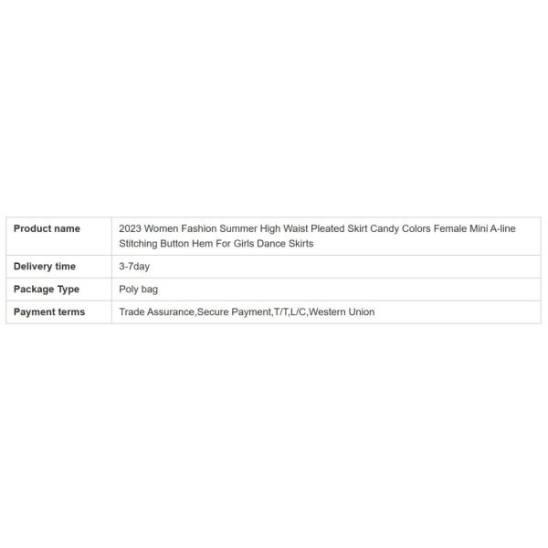 High Waist Women Fashion Dress Candy Colors Sleeveless Pleated Skirt