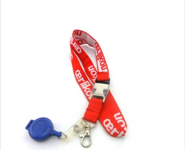 Lighting polyester silk screen led breakaway neck lanyard for party decoration
