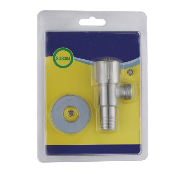 198g Single Handle Brushed 304 Stainless Steel Faucet for Hotels