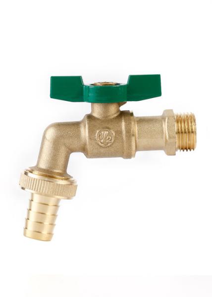 Rustproof Nontoxic Outdoor Tap Valve , Corrosion Resistant Water Tap Brass