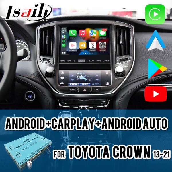 Interface visuelle de multimédia de Lsailt Android 9,0 pour l'appui WIFI, aucune installation 4+64GB de couronne de Toyota de dommages