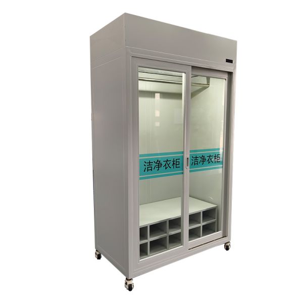 Cold Plate Baked Paint Cleanroom Wardrobe with H13 HEPA 99.95% Filtration for Pharma & Food Grade Applications