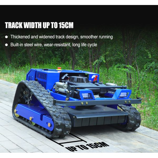 US Spot Remote Control Crawler Mower Fast Mowing, Off-road Driving Structure Weeding Machine for Municipal Greening and Farmland