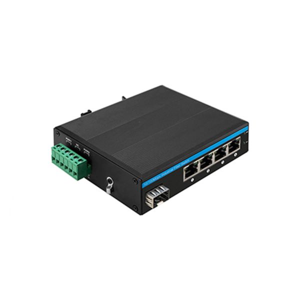 Переключатель волокна ROHS 10/100/1000Mbps POE с 1 волокном и портом сети стандарта Ethernet 4