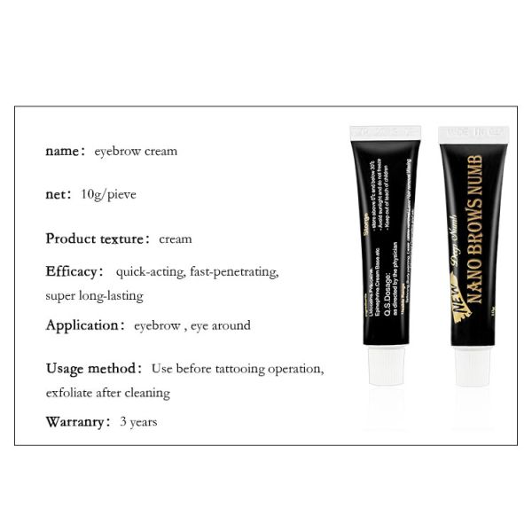 OEM отсутствие анестетика 12g/части татуировки боли злободневного 3 лет гарантии