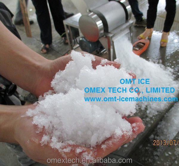 Semi Auto Industrial Ice Chipper Easy Operation Stainless Steel Corrosion Proof