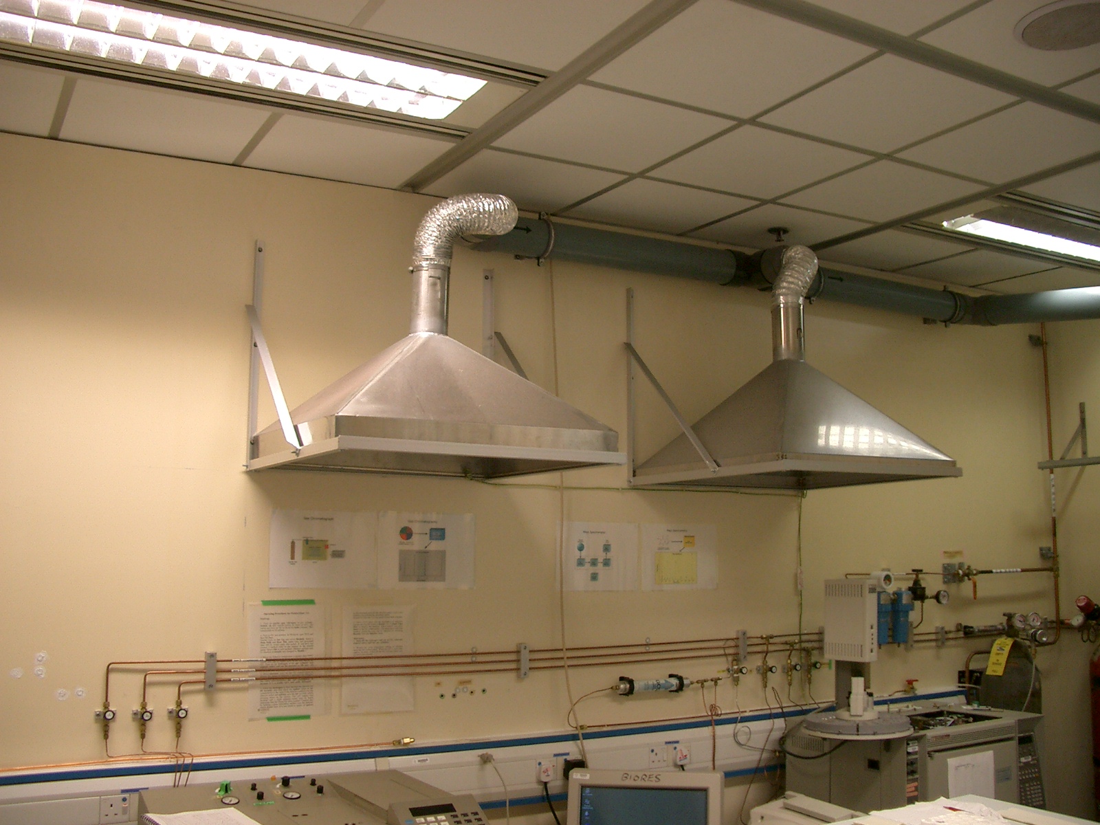 Stainless Steel Laboratory Accessories Commercial Atomic Hood Fume Extractor Arm Ventilation Canopy