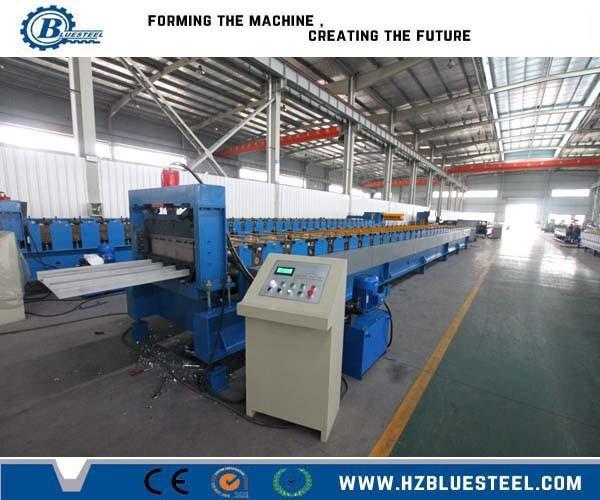 Hydraulic Cutting Floor Deck Sheet Forming Machine 0.3-0.8mm Thickness