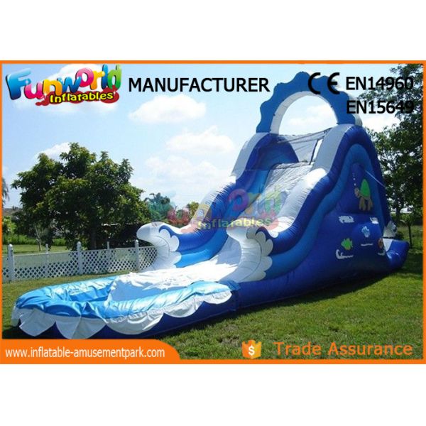 Водные горки взрослого размера зазора гигантские раздувные для парка атракционов