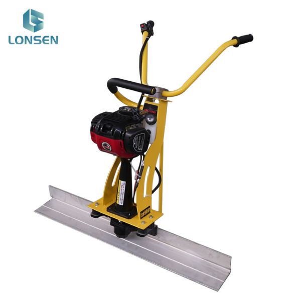 4 Stroke Engine Floor Levelling Hand-held Gasoline Vibrating Plate Ruler Machine for Concrete Leveling and Leveling