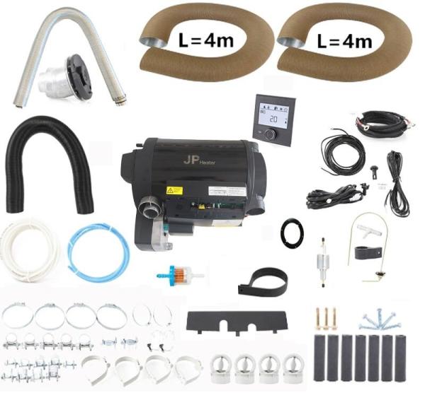 JP 4KW Diesel Parking Diesel Petrol Gas 6KW LPG Heater All in One Parking Heater for Truck RV Boat Similar to Truma