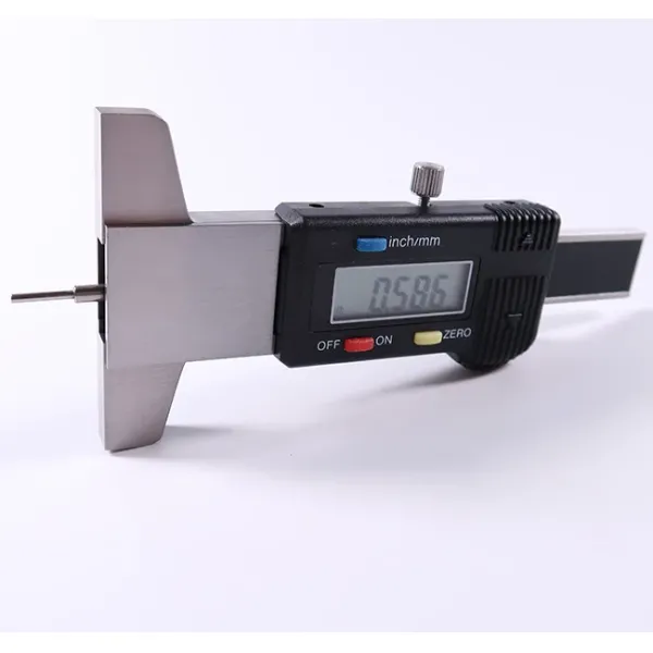 Profundidad de la banda de rodamiento del neumático Medidor Medidor de herramienta Calibre de espesor Medidores de la banda de rodamiento Pad de freno Digital Zapatos de neumáticos para automóviles
