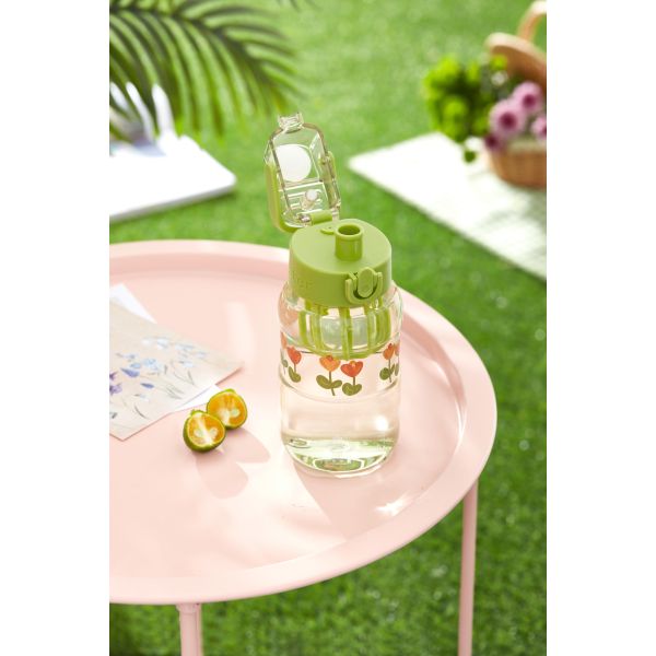 Бутылки с водой 650 мл Стеклянные наружные большие емкости для детей многоразовые соломенные чашки для школьной комнаты