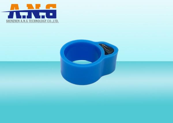 Diameter 17.5mm Ring Band Passive Rfid Tags For Tracking Chicken Duck Goose