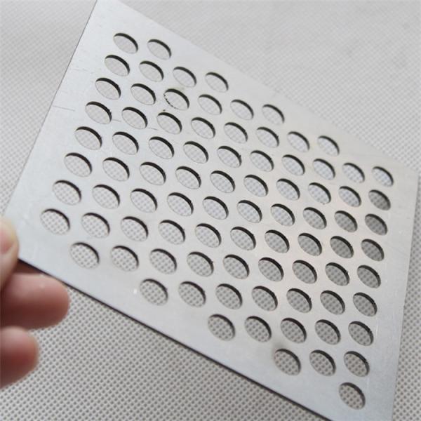 Galvanized Carbon Steel Perforated Metal Sheet 1000x2000mm Round Hole