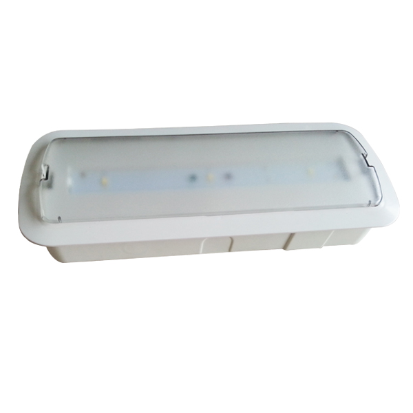 AC Power LED Rechargeable Emergency Light Fire Retardant ABS Casing L116M-C