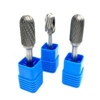 bocados cilíndricos da rebarba do carboneto de tungstênio da rebarba do carboneto da cabeça 6mm de 12mm