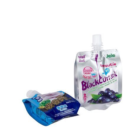 custom design Laminated Material  standing up Plastic spout pouch for Liquid