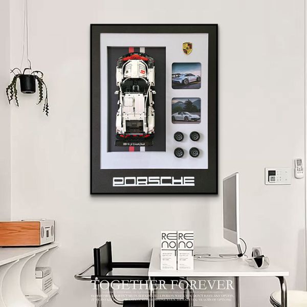 COATING Exclusive Modern Custom Sports Cars Wall Display Frame Designer House Models Building Block Concept Wall Murals