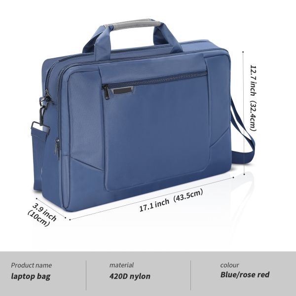 Custom Logo For The Business Professional Travel Classic Slim Briefcase With Crossbody Shoulder Bag