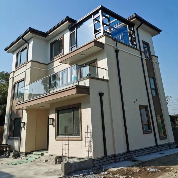 Prefab Luxury House Villa Steel Structure Modern Design Customized Prefabricated Building