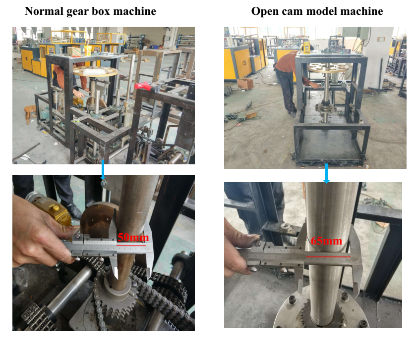 Tazas de papel disponibles de alta velocidad que fabrican la maquinaria 2750*1300*1750m m
