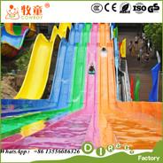 China Supplies Cheap Price Water Play Equipment Fiberglass Rainbow Water Slides For Sale