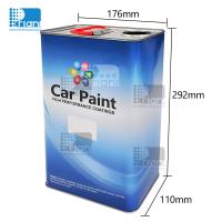 Boîtes d'étain recyclables rectangulaires 500 ml-5 litres Boîtes de peinture vides avec couvercles en plastique