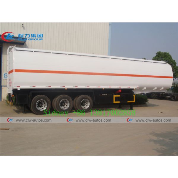 Three BPW-12T Axle 55000L 40T Oil Tanker Trailer