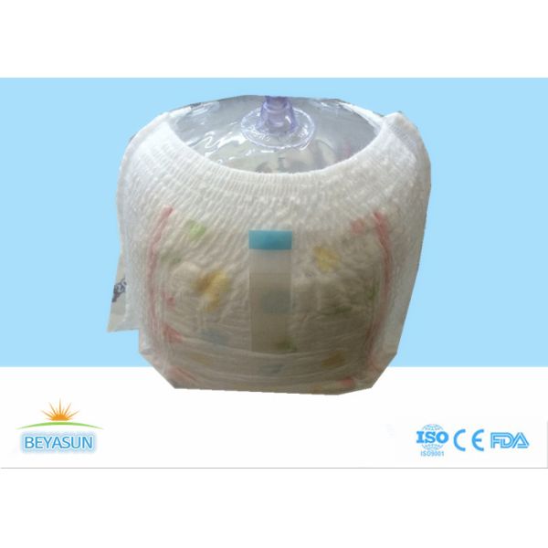 Flexible Disposable Baby Pull Up Pants With Double Layers Leakage Guard
