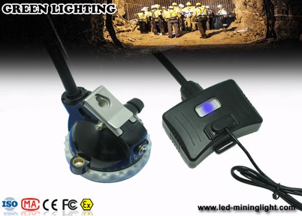 High Power 10000 Lux Superbirght Led Miners Lights / Mining Hard Hat Lights Light Weight
