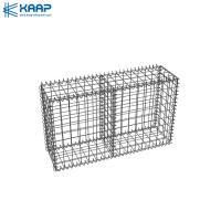 as cestas galvanizadas 1mx0.5mx0.5m de Gabion soldaram a decoração do jardim