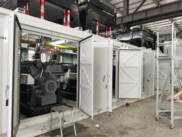Groupe électrogène Deutz au gaz naturel de 250kW pour champ pétrolier