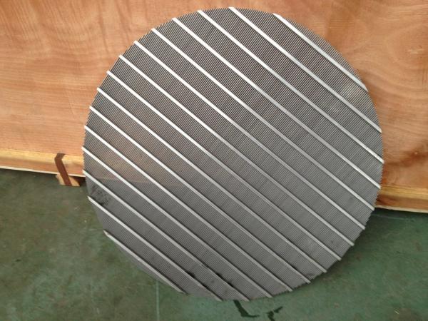 wedge wire screen panel  or v wire filter plate or johnson screen plate / arc screen plate / sieve bend screens